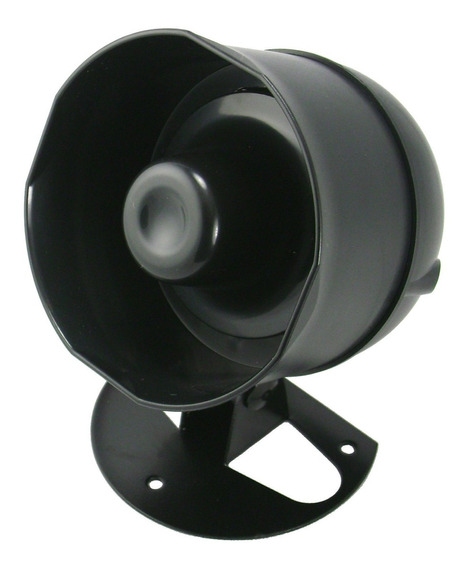 Sirena 1 tono - 115dB - 12VDC 180mA - color negro Omegasat