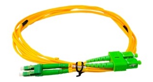 Patch cord de fibra OP9-06 25A 09/125 SC/APC-SC/APC Duplex 2.5M/2,0mm