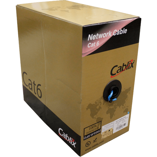 Cable UTP/FTP, CAT6A CLASS EA, 23 AWG, 100% Cobre, 305m
