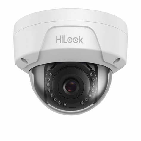 Cámara tipo domo antivandálica IP 2MP PoE intemperie
