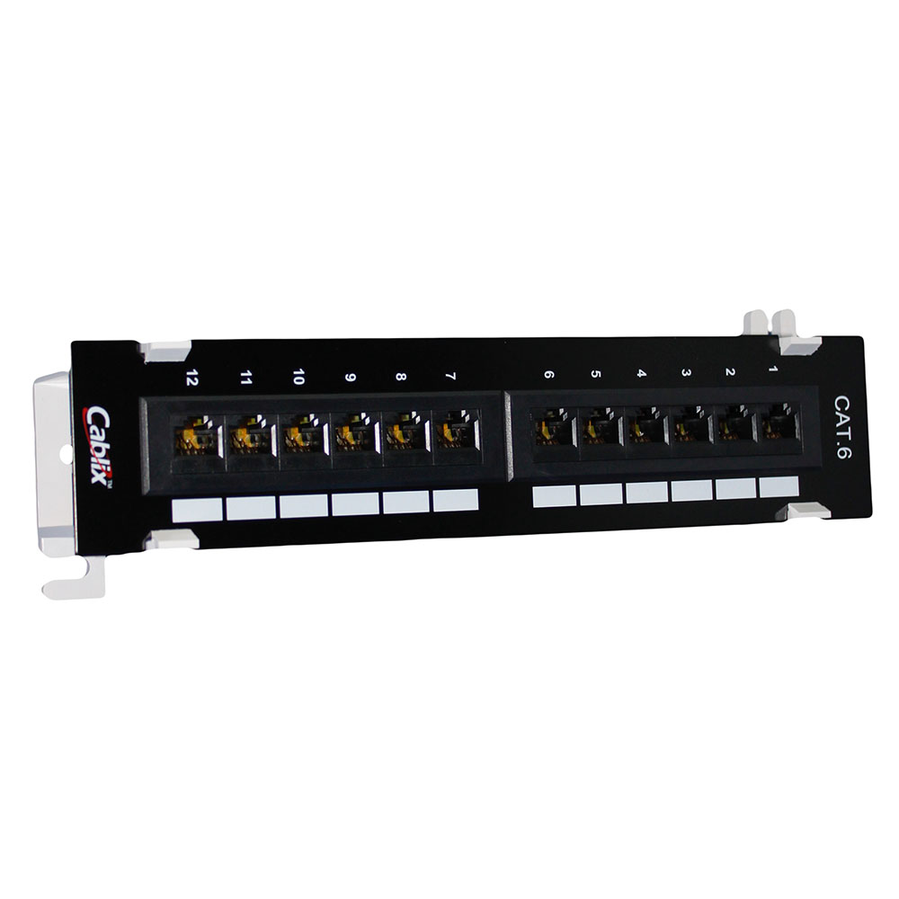 Patch Panel Cat 6 12 Puertos