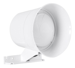 [OM-SIRENE-B] Sirena 1 tono - 115dB - 12VDC 180mA - color blanco Omegasat