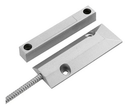 [MS55A] Contacto magnético metálico Santamaria 10.6*3.8*1 cm color gris, distancia: 5-7