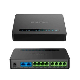[HT818] Gateway de 8 puertos FXS con Router NAT y doble puerto de red Gigabit