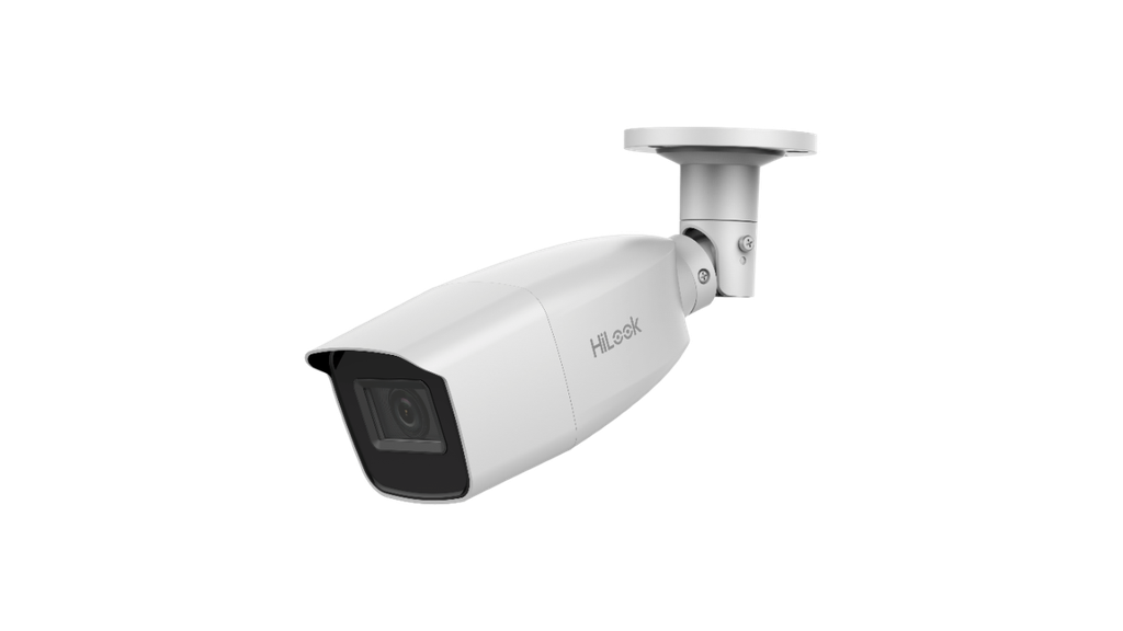 Cámara tipo bullet HD 2MP 4 en 1 HiLook 2.8-12mm varifocal, exir