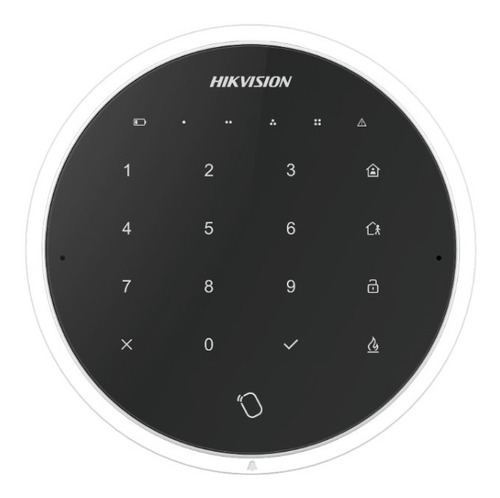 Teclado inalámbrico LED color negro