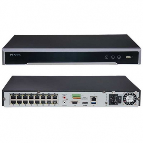 NVR 16 canales 8mp PoE