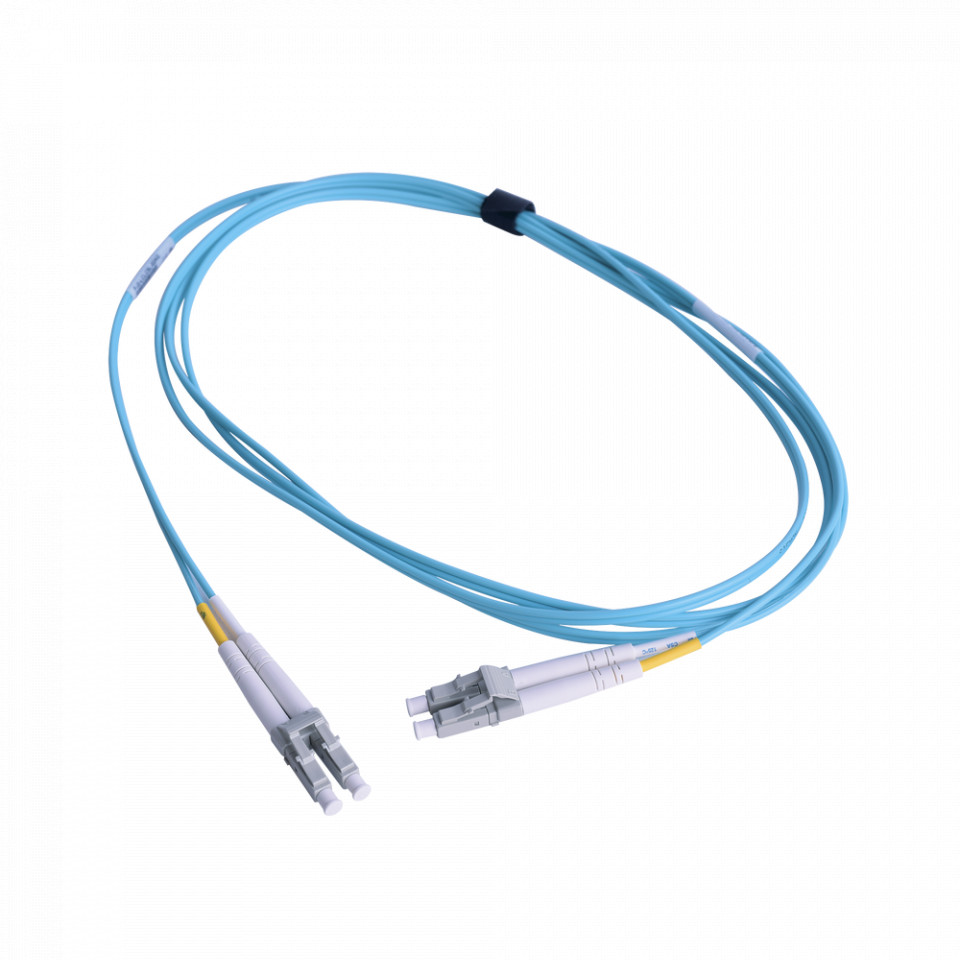 Fibra Jumper duplex OM4 color aqua 1 metro