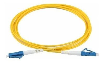 Fibra jumper monomodo 3 metros, color amarillo