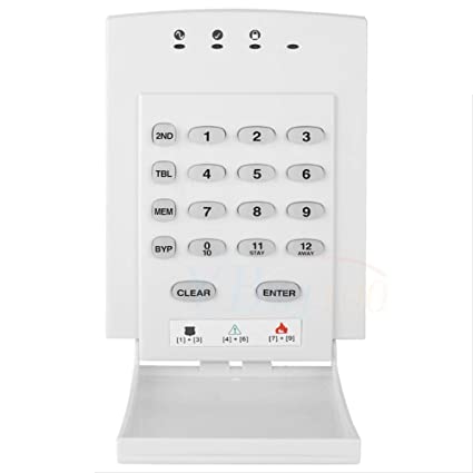 Teclado vertical LED cableado de 10 zonas compatible con: MG5000, MG5050 y Spectra SP