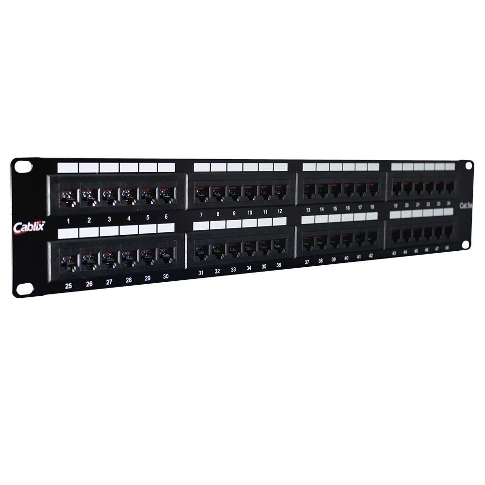 Patch panel UTP CAT5E MPE-11 K 48 puertos