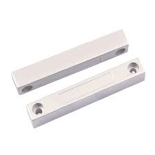 Contacto magnético plástico, uso pesado, blanco 11*1.4*1.4CM, distancia 4-6CM