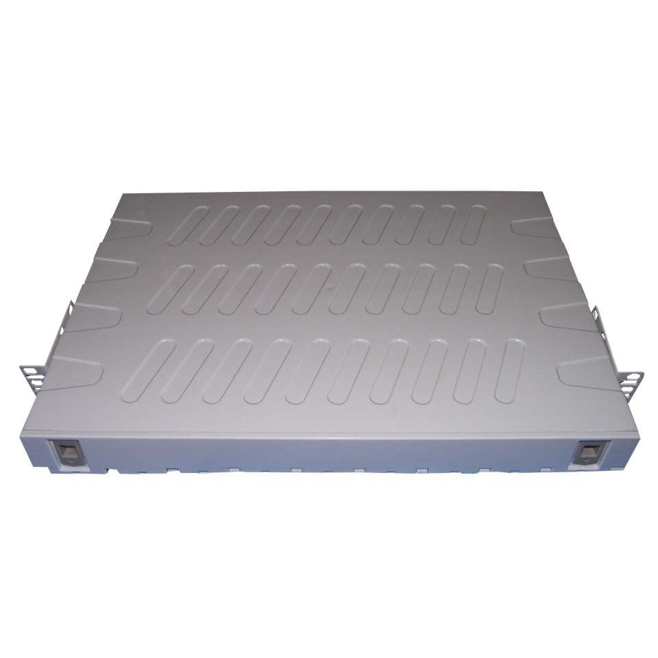 Patch panel de fibra para montaje en rack OPP-0624AW DE 19" 1 bandeja de 24 empalmes
