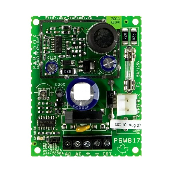 Fuente de poder conmutada 12VDC 1.75A PS817 fuente de alimentación cargador