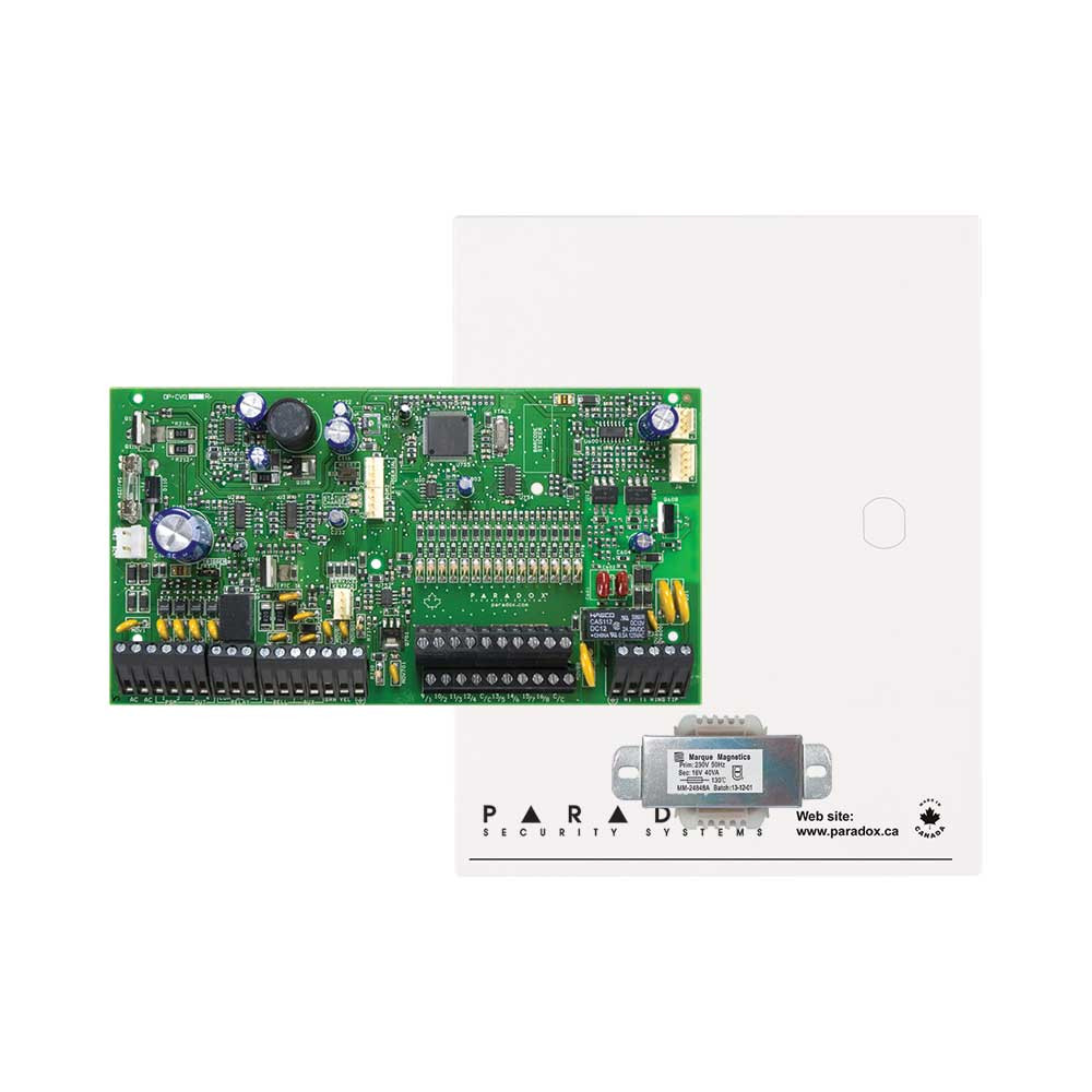 Central 16x2 zonas Paradox SP7000 hasta 32 zonas con ATZ cableadas