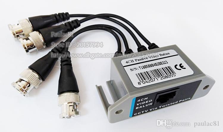 VIDEO BALUN RACKEABLE 4 CANALES STC
