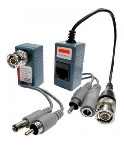 Vídeo balun HD RJ45 3 en 1 (PAR)
