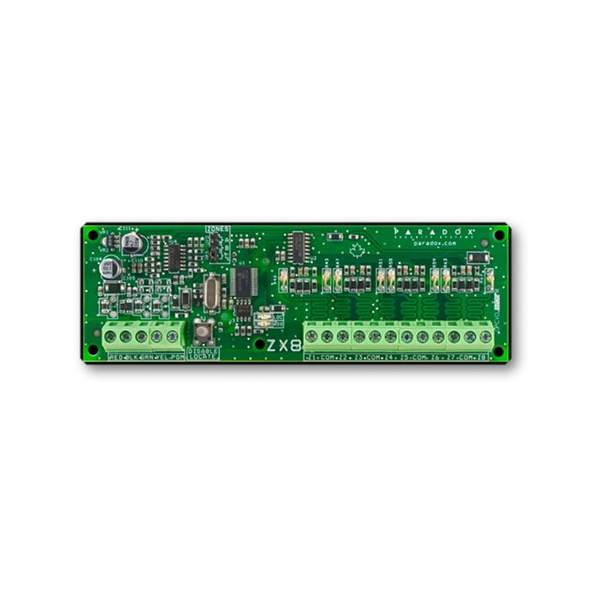 Módulo de expansión de 8 zonas para centrales SPECTRA - compatible con MG Series, SP Series, and E Series