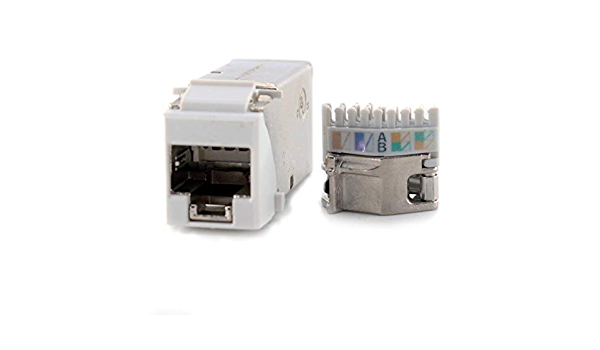 Jack Coupler Siemon ZMAX Cat6A Blanco