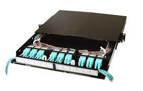 Panel de Conexión de Fibra para Rack hasta 72 fibras 1U