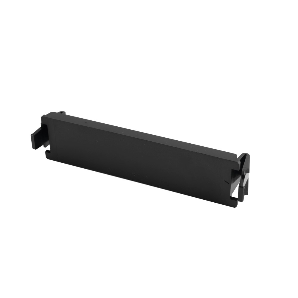 Placa adaptadora Quick-Pack, Ciega, Plana, RIC, Housing Color Negro