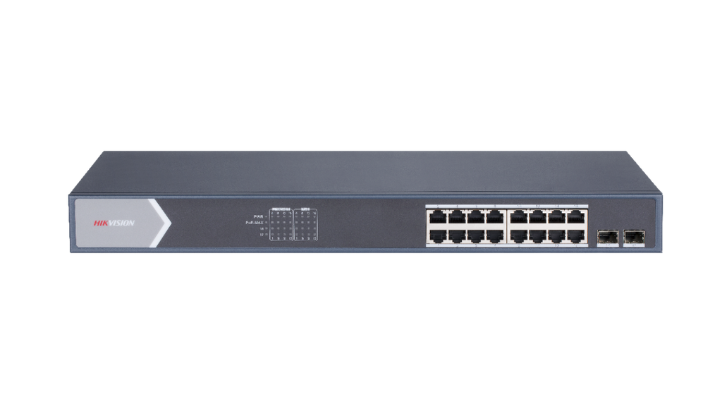 Switch 16 Puertos Gigabit PoE no administrable