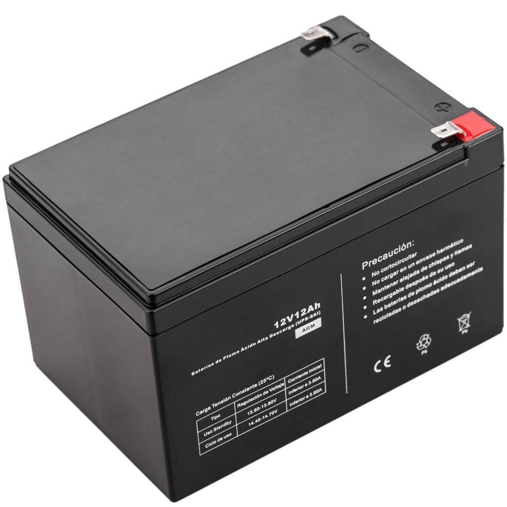 Batería sellada 12V 12AH