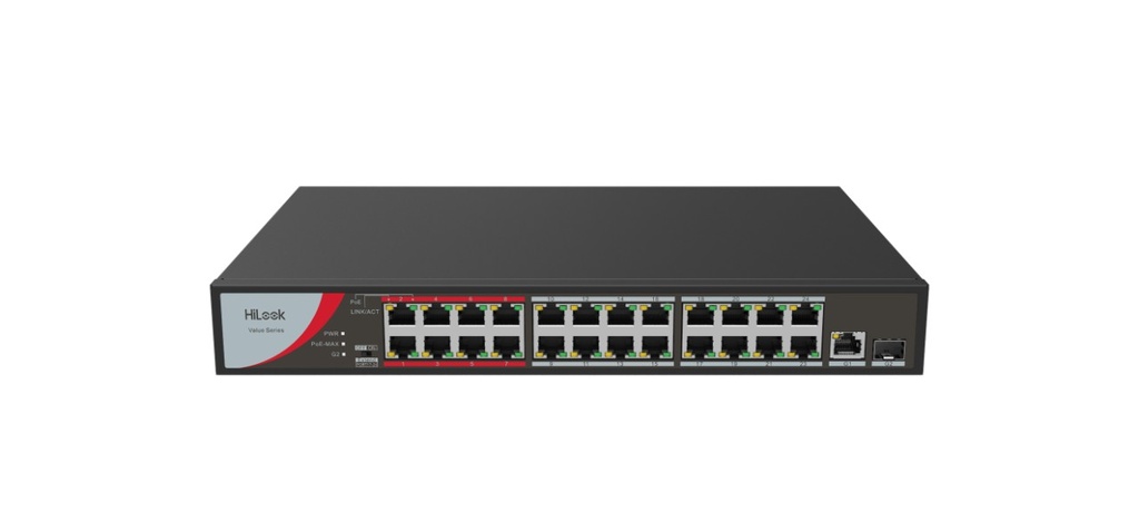 Switch 24 puertos PoE 100m