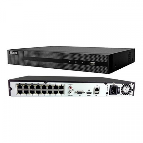NVR 16 canales Ip hasta 8mp con 16 puertos PoE