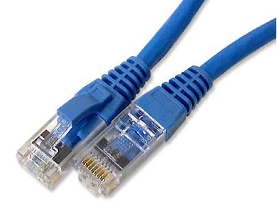 Patch cord CAT5E 1m - color azul