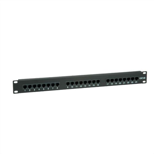 Patch panel UTP CAT5E 24 puertos