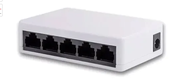 Switch 5 puertos gigabit 10/100/1000 Mbps
