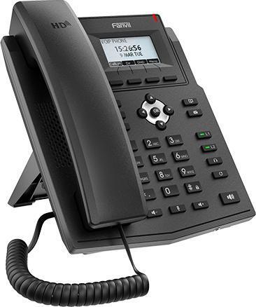 Teléfono IP empresarial para 2 líneas SIP con pantalla LCD 2.3"