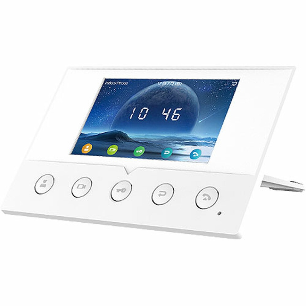 Monitor IP/SIP para interior, Wi-Fi, pantalla a color de 4.3"