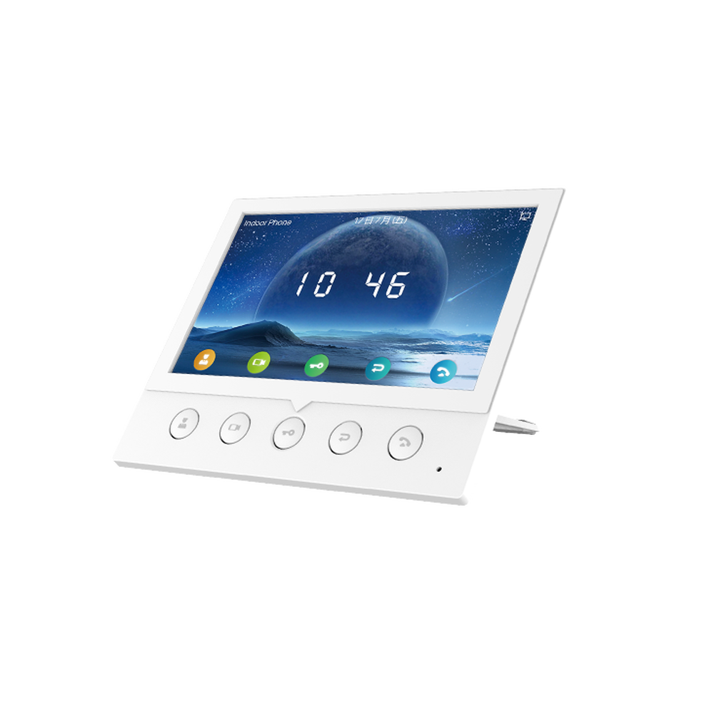 Monitor IP/SIP para interior, Wi-Fi, pantalla a color de 7"