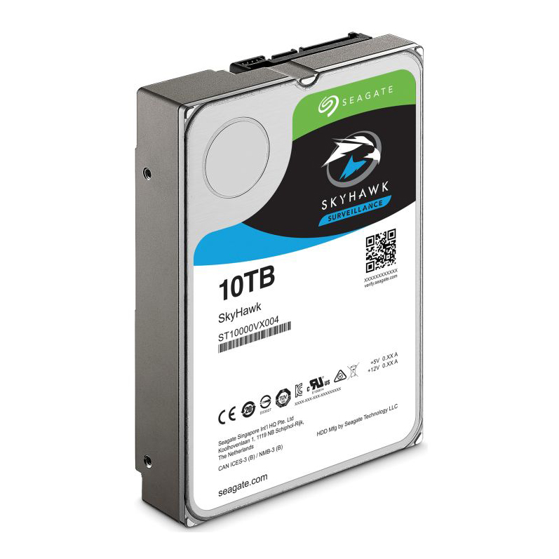 Disco duro Seagate serie SKYHAWK 10TB especial CCTV 24/7