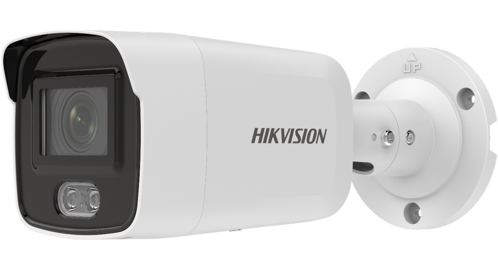 Cámara tipo bullet IP 4MP PoE, COLORVU + Ausense, intemperie IP67