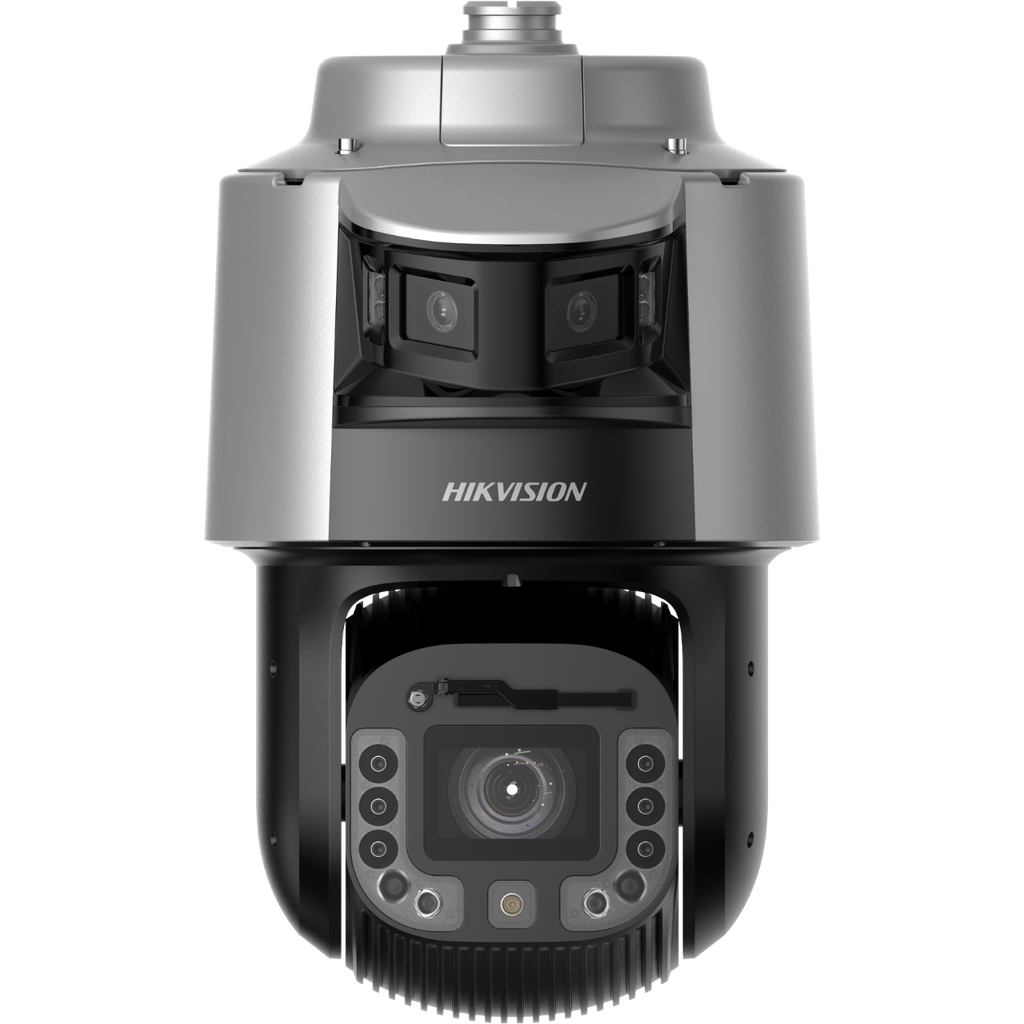 Cámara doble canal: domo PTZ SMART Acusense 8" IP 4MP 42x zoom óptico 16x zoom digital, 300 metros de IR, + bullet IP 4MP 2.8MM 190°, COLORVU 30M luz blanca