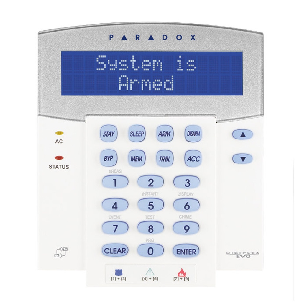 Teclado LCD 32 caracteres para EVO PARADOX K641