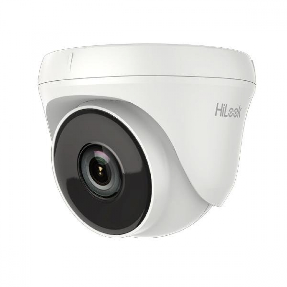 Cámara domo 2MP HiLook 2.8MM plástica, intemperie IP66
