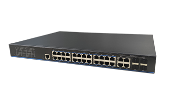 Switch 24 Canales RJ45 Gigabit Capa 2 PoE 4 Puertos SFP