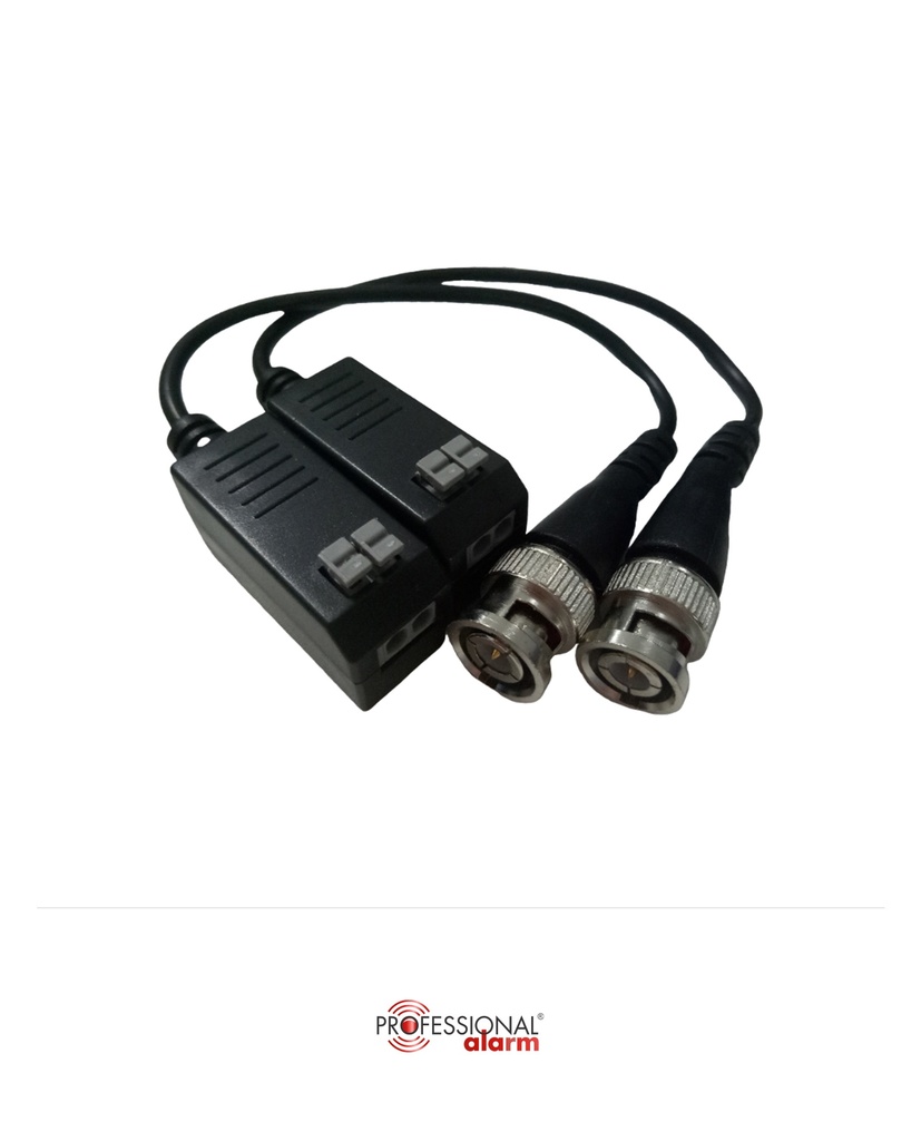 Vídeo balun Turbo HD (PAR) HD-TVI, HD-CVI, AHD, analógico