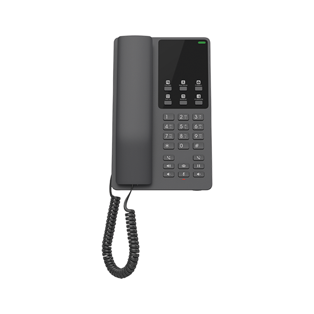 Teléfono IP Hotelero Wi-Fi, 2 líneas SIP con 2 cuentas, codec Opus