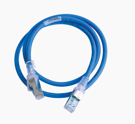 Patch Cord Z-MAX Cat6A S/FTP, CM/LS0H, 3ft, Color Azul, Versión Bulk