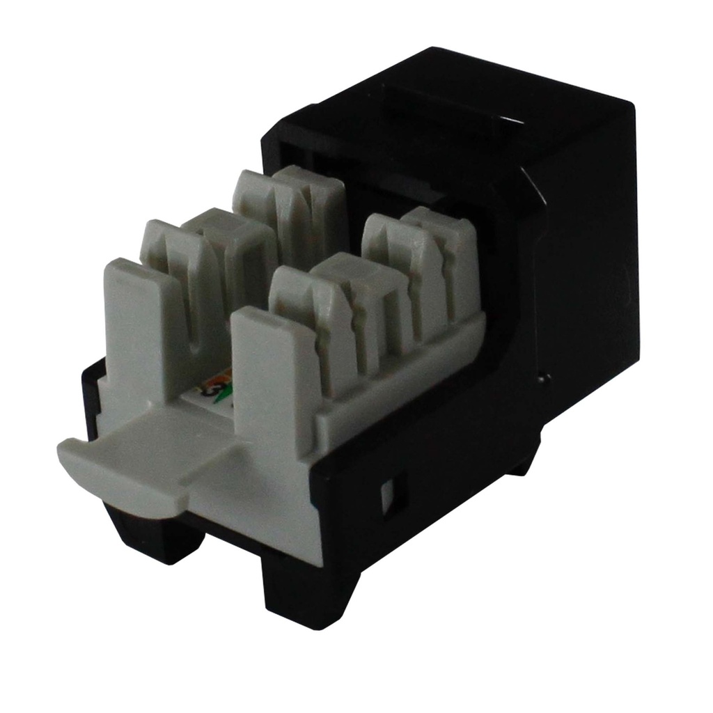 Conector de Crimpeado Modular - Keystone Jack Coupler UTP CAT5E  Negro