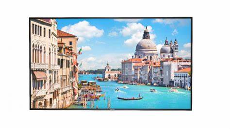 Sinagoga digital 43", resolución 4K, bisel angosto, apariencia metálica cuerpo liviano montaje en pared