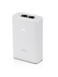 Inyector PoE, 24VDC, 24W, Gbit blanco