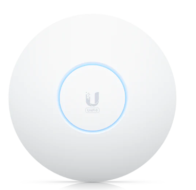 Potente punto de acceso wifi 6E montado en el techo diseñado para proporcionar una cobertura multibanda perfecta dentro de entornos de cliente de alta densidad.