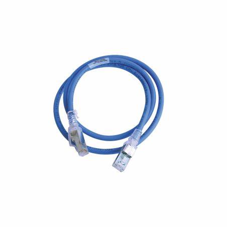 Patch Cord Z-MAX Cat6A S/FTP, CM/LS0H, 3ft, Color Azul, Versión Bulk