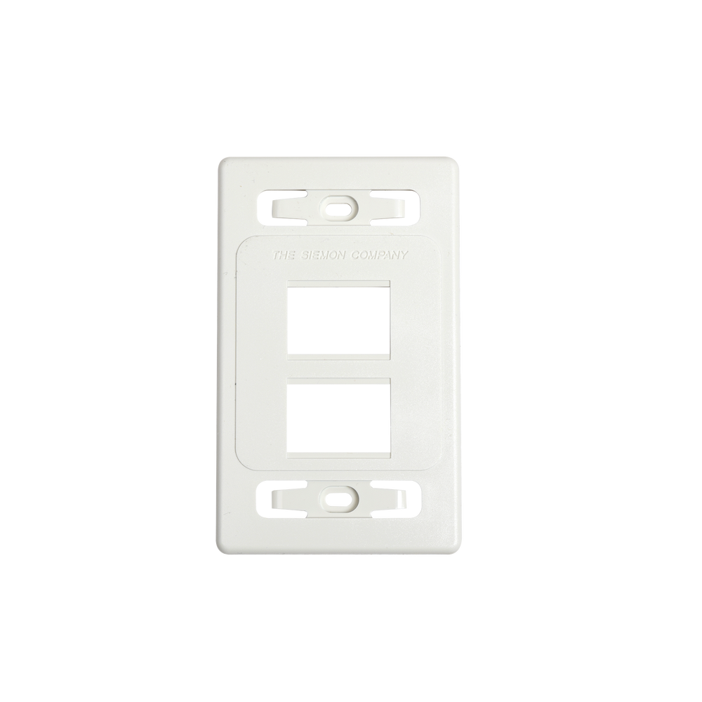 Placa de pared modular MAX, de 4 salidas, color blanco, versión bulk (Sin Empaque Individual)